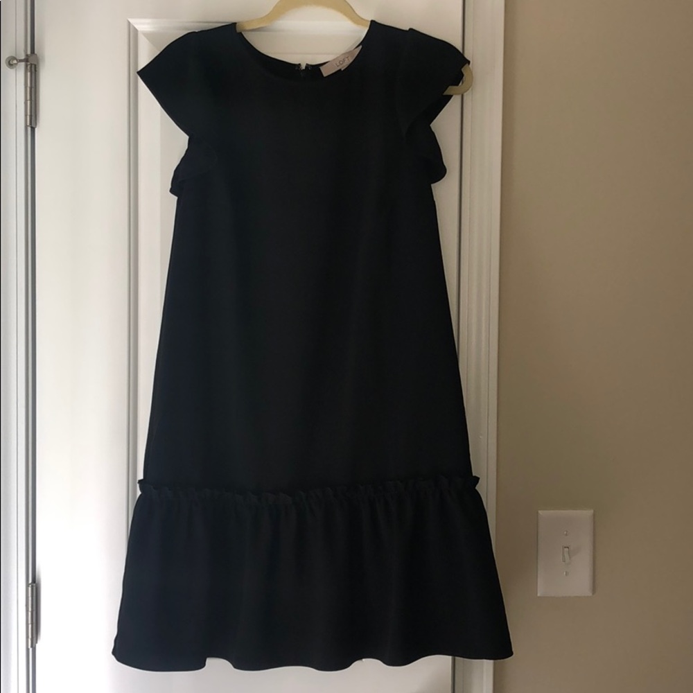 Loft Flounce Hem Dress